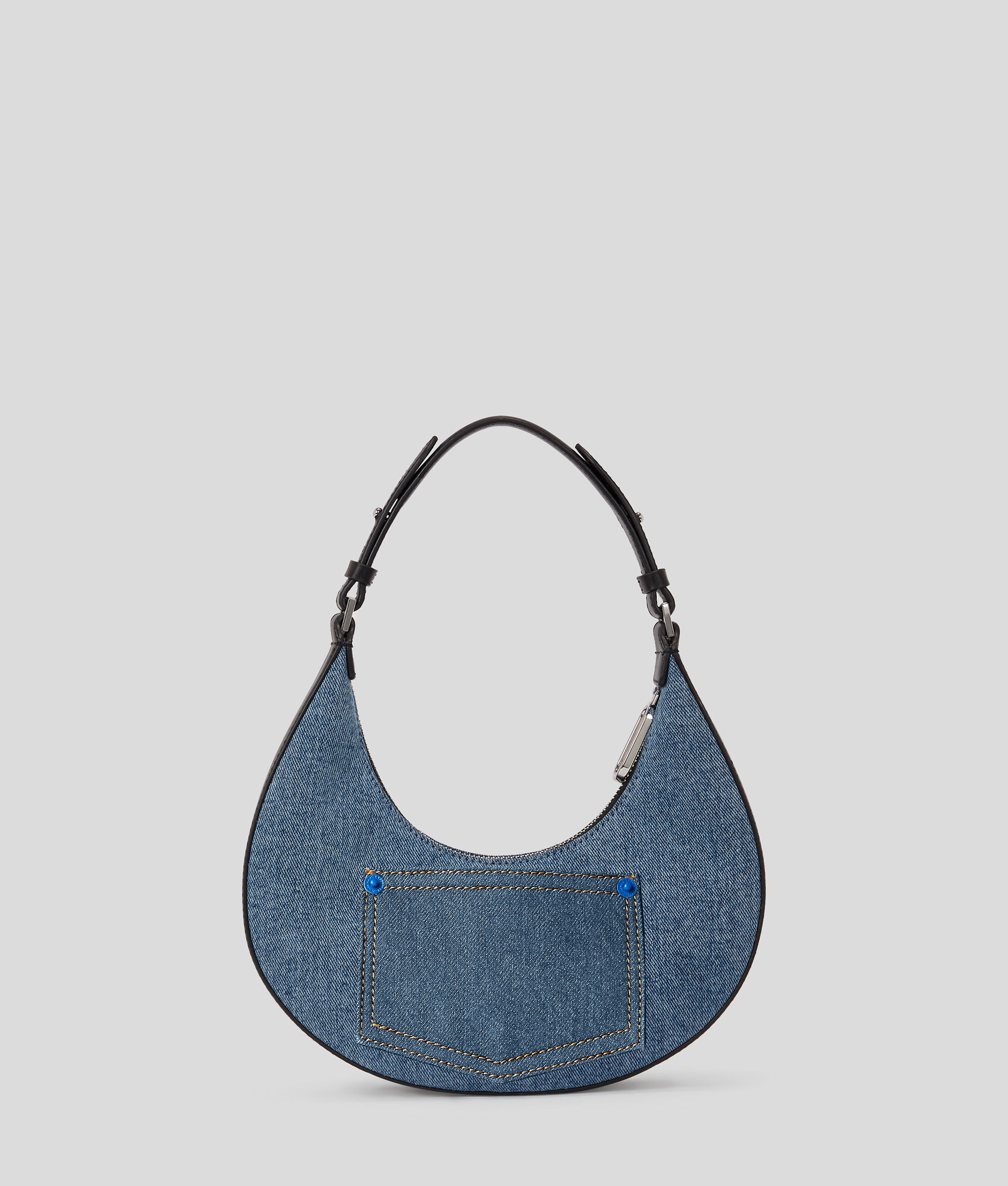 (image for) Charming KLJ Denim Small Half Moon Shoulder Bag